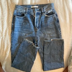 Pacsun size 24 denim jeans straight leg high rise